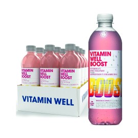 Vitamin well boost aran/fram, 50cl,12 uds