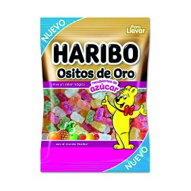 Haribo ositos oro azúcar, 100 grs 18 uds