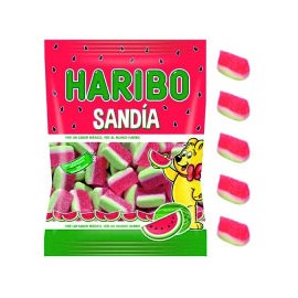 Haribo sandía, 90 grs 18 uds