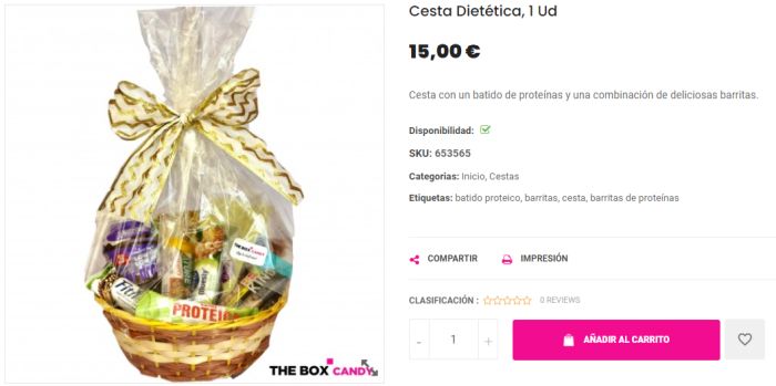 700px x 349px - cestas dulces, saladas y dietÃ©ticas, un regalo para estas navidades